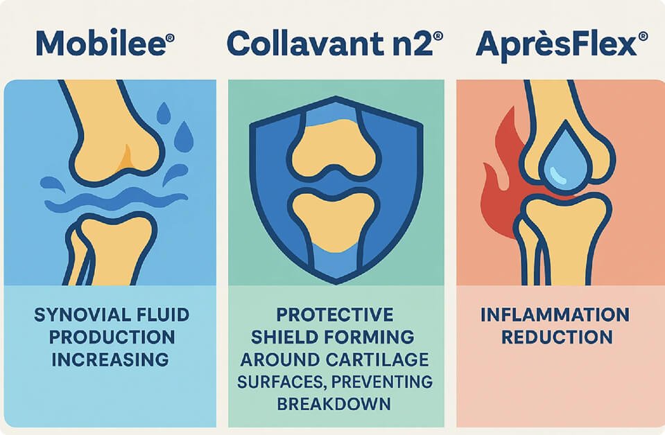 mobilee, collavant n2 and apresflex
